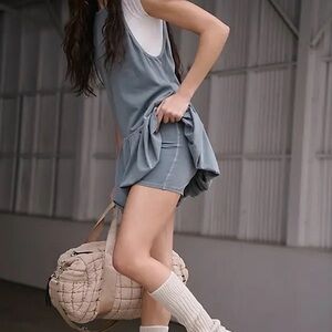 FP Movement by Free People Hot Shot Bubble Set in Denim Blue NWT